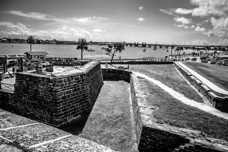 Fort Castillo De San Marcos Intracoastal and Bridge of Lions