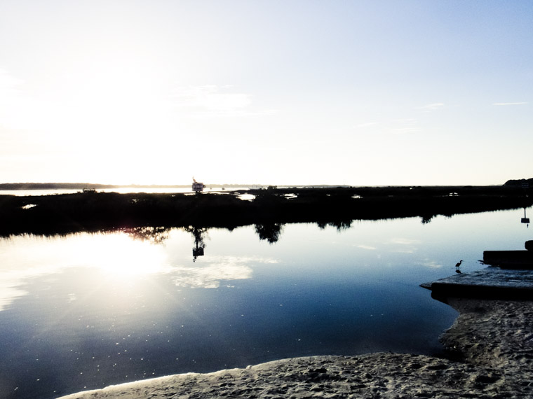 Intracoastal dock sunrise