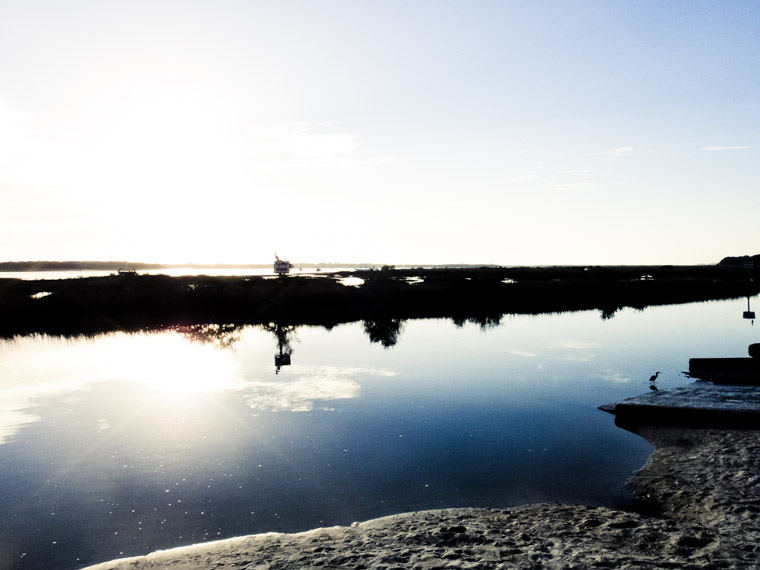 Intracoastal dock sunrise