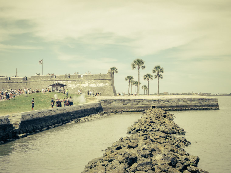 Castillo de san marcos Fort reenactors