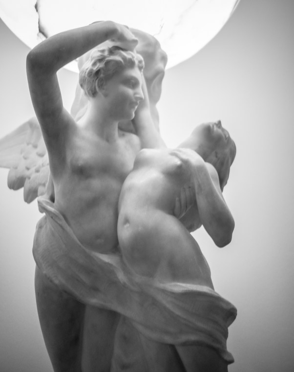 Lightner museum marble sculpture lamp