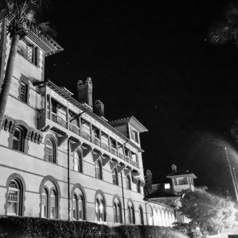 Flagler College at Night Sprinkler