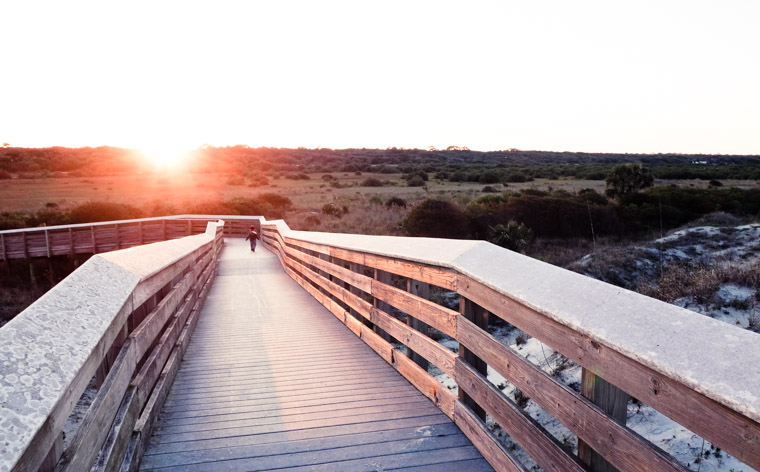 Anastasia state park boardwalk