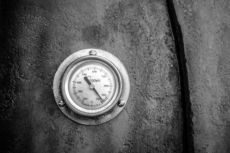 BBQ Grill Smoker Temperature gauge dial