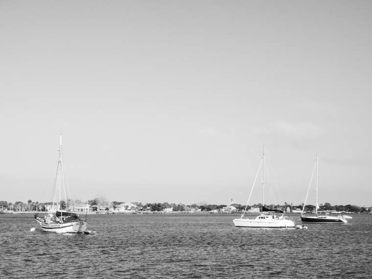 Intracoastal sailboats