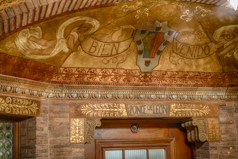 Flagler College entrance mural