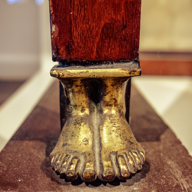 Lightner Museum Vintage Table With Bronze feet