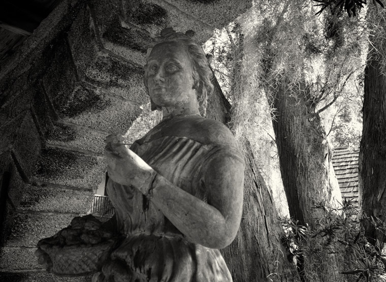 Oldest House Museum Sculpture