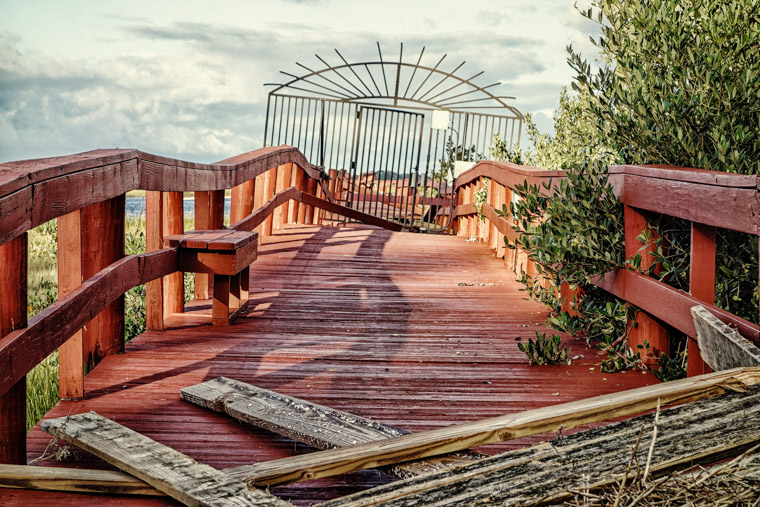 Hurricane Matthew damaged dock