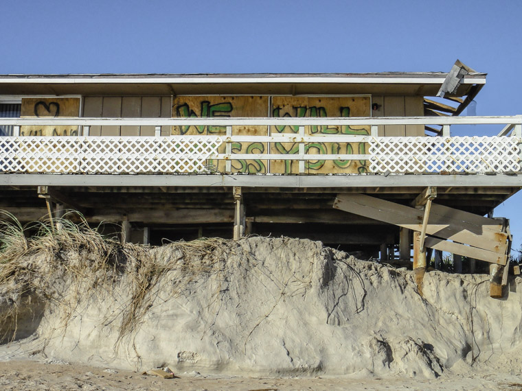 Vilano beach hurricane matthew erosion