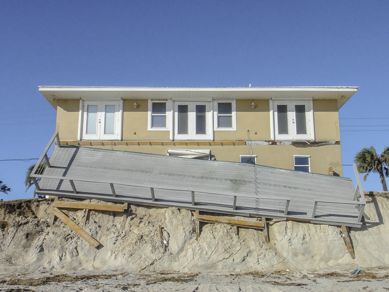 Vilano beach hurricane matthew erosion