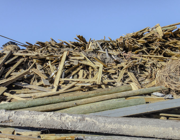 Vilano beach hurricane matthew deck debris