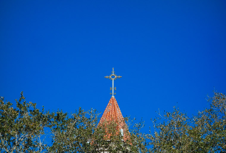 Catholic church steeple cathedral basillica